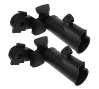 HONITANO 2 Piezas Unidades Soporte Ajustable para Paraguas de Carrito de Golf Abrazadera para Carritos de Golf Sillas de Paseo Bicicletas y Sillas de Ruedas Accesorio y Resistente para