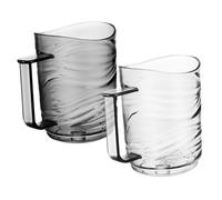 HONITANO 2 Piezas Vaso Para Enjuague Bucal Vaso Para Cepillo De Dientes Oral Lavar Reutilizable Boca Baño Cepillado Taza Pequeña Multifuncional Enjuagar Recipiente El Plastico
