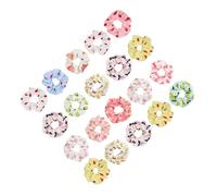 HONITANO 20 Coleteros Pelo Estampado de Frutas para Mujer, Tela Ligera Buen Tacto, Diseño Elegante y Chic para Banquetes y Maquillaje Varios estilos