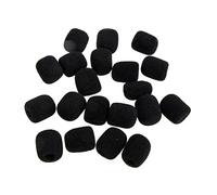 HONITANO 20 Fundas De Espuma Para Micrófono De Algodón Antiexplosiones De Espuma Peluda Para Karaoke Con Absorción De Sonido Para Podcast Con Clip De Solapa De Esponja Esponjosa