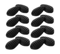 HONITANO 20 pares de almohadillas nasales de silicona para gafas de sol, repuestos de almohadillas nasales a presión, suministros de reparación de gafas de sol, 0,5 x 0,3 pulgadas, color negro.