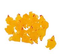 HONITANO 20 Piezas De Animales Pollos Miniaturas Mini Pollos Resina Decoración Figura De Animal De Granja Figuras De Animales