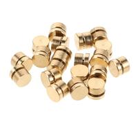 HONITANO 20 Piezas de Rodamiento de Aleación de Alta Velocidad para Decoración de Uñas, Eje Giratorio Metálico de 3,5x3,7x2,8 Mm, Mini Rodamientos Aplicables para Manicura y