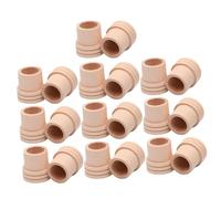 HONITANO 20 piezas Extintor de Moxa de Madera Sólida Accesorio Compacto para Moxibustión Resistente la Deformación y Fácil de Limpiar para Uso Familiar y Profesional