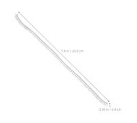 HONITANO 20 Piezas Pestañas Postizas para Muñecas DIY 04 X 20 CM Negras y Marrones Accesorios para Manualidades y Fabricación de Muñecas Pestañas de Seguridad para Proyectos de Crochet