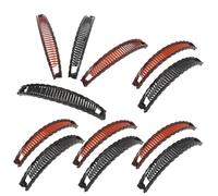 HONITANO 20 Piezas Pinzas de Plátano para Cabello con Doble Peine Accesorio para Moños Desordenados Sujetador para Coletas y Recogidos Diseño Fuerte y Seguro para Mujeres y Niñas