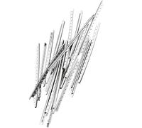 HONITANO 20 Trastes de Guitarra Acústica de Acero Inoxidable de 2,2 Mm Resistencia al Desgaste y Curva de 380 Mm para Mejorar la Claridad del Sonido