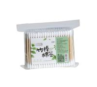 HONITANO 200 Piezas Hisopos De Algodón De Bambú Hisopo De Algodón De Maquillaje Bastoncillos De Algodón Bastoncillos Para El Cuidado Del Bebé Hisopo De Herramienta De Maquillaje De Madera