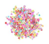 HONITANO 2000 piezas Pegatinas para Uñas Frutas Coloridas Decoración DIY con Rodajas de Fruta Surtidas para Uñas Verano