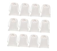 HONITANO 24piezas Algodón Cordón Mini Bolsas para Regalos Bolsitas Pequeñas de Tela Cordón para Guardar Cosas Eventos de Boda