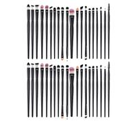 HONITANO 2juegos Pinceles de Maquillaje de Ojos Portátiles de Pinceles para Sombras de Ojos Kit para Aplicar Sombras el Salón de Belleza