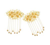 HONITANO 2piezas Accesorios De Novia Vintage Peina Floral Para Boda Horquillas Chinas Para Novias y Damas De Honor Tocado Elegante y Sofisticado