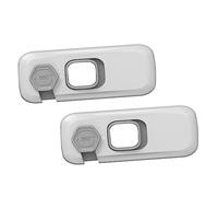 HONITANO 2piezas Cerraduras De Seguridad Autoadhesivas Para Niño Niña Protección Para Puertas Armarios y Prevención De Accidentes Adhesivo Transparente y Resistente