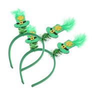 HONITANO 2piezas Diadema Shamrock De Para Celebraciones Del Día De San Patricio Accesorio Festivo Irlandés Diseño Cultural y Cómodo Para Fiestas y Disfraces