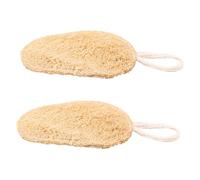 HONITANO 2piezas Estropajo De Lufa Vegetal Para Lavar Platos y Utensilios Esponja De Cocina Lazo Para Hogar y Restaurante