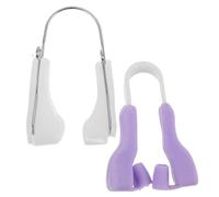 HONITANO 2piezas Pinza Moldeadora De Nariz y Nocturno Para Mejorar La Forma Nariz Dispositivo Reductor De Ronquidos y Estética Nasal Suave y Cómoda