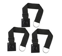 HONITANO 3 Piezas Alfombrilla Antideslizante Para Soporte Para Tapón De Tapón De Ajustable Soporte De Pasador Final Tope Para Negro Plástico