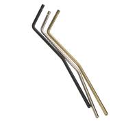 HONITANO 3 Piezas Arm Whammy Bar para Guitarra Eléctrica Barra de Trémolo para Puente de Guitarra Accesorios para Músicos con Colores Negro Dorado y