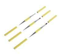 HONITANO 3 Piezas Double Ended Nail Art Pens With Liner Brush Dotting Tool For Precision Sculpting And Detailed Manicure Designs Professional Salon DIY Use