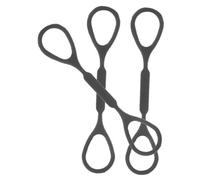 HONITANO 3 Piezas Pequeña cuerda de trompeta tapas de válvulas de trompeta anillos deslizantes de trompeta partes de trompeta tubo de conexión de boquilla de trompeta gel de sílice Black