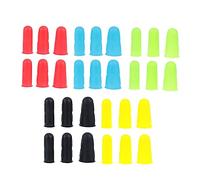 HONITANO 30 Piezas Protectores De Dedos De Silicona Para Pegamento Caliente Fundas Térmicas Aislantes Protectores De Silicona Para Dedos Para Trabajos Manuales