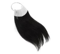 HONITANO 30piezas Tableros De Coloración Muestras De Colores Cabello Real Reutilizable Lavar y Cortar