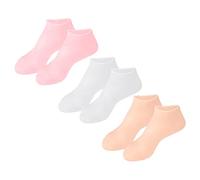 HONITANO 3Pares Calcetines Hidratantes para Pies de Calcetines Exfoliantes y Humectantes y Color Cuidado Reutilizables