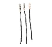 HONITANO 3piezas Elegantes Accesorios Para Peinados De Perlas Herramienta De Estilo Para Mujer Creador De Moños De Cabello y Decoración Diaria