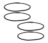 HONITANO 4 Bandas Elásticas Negras de Goma para Soporte de Micrófono, Repuesto para Montura Amortiguadora en Estudio de Grabación, Accesorio para Suspensión de Micrófonos