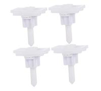 HONITANO 4 juegos Kit de Tornillos para Asiento de Inodoro de Repuestos Fijación Bisagras Tapadera Wc Compatible Reparación