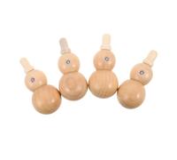 HONITANO 4 piezas de kazoo tradicional de madera, flauta de madera hecha a mano para tocar, instrumento de viento ideal para principiantes para la creación musical.