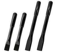 HONITANO 4 Piezas Extensor de Freno para Silla de Ruedas Manual, Asistencia de Freno Fácil, Ligero y Resistente de Acero Inoxidable, Color Negro, Adecuado para Cuidadores y Usuarios Mayores