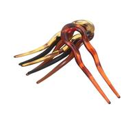 HONITANO 4 Piezas Horquillas Vintage Estampado de Leopardo Palillos Chinos Minimalistas para Moños Elegantes Herramienta Rápida para Peinados Accesorio Antiguo para Tipo de Cabello