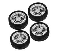 HONITANO 4 Piezas Ruedas de Caucho para Juguetes Accesorios de Repuesto para Coches RC Ruedas DIY para Modelo Educativo de Aprendizaje