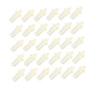 HONITANO 40 Piezas Pasadores de Reparación para de Plástico Pasadores Telescópicos con Kit de Repuesto Abs Blanco para Muebles y Ventanas Fácil Instalación y Durabilidad Garantizada