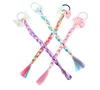 HONITANO 4piezas Accesorios Cabello Trenzas Para Pelucas De Coleteros Trenzados Para Extensiones De Cabello Decoración Fiestas Infantiles