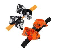 HONITANO 4piezas Bowknot Hair Bands Para Bebés Accesorios De Moda Para Halloween Diademas Decorativas y Cómodas