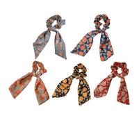 HONITANO 5 Coleteros de Tela Cabello en Varios Colores, Pack de 5 Unidades, Fáciles de Usar, Delicados y Creativos para Niñas y Mujeres Color Aleatorio