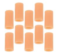 HONITANO 5 pares de Dedos de Silicona Suave y Resistente de Mangas para Protección de Articulaciones Transpirable y Reutilizable para Escritura Jardinería y Trabajo Manual