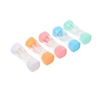 HONITANO 5 Piezas Estuche para Lentes de Contacto Portátil Organizador Transparente y Prueba de Fugas Diseño Compacto para Gafas y Lentillas para Viajes y Uso Diario