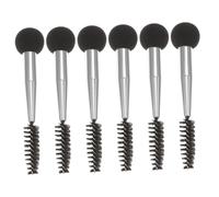 HONITANO 6 piezas Aplicadores de Esponja para Maquillaje de Cejas y Pestañas Pinceles Dobles para Difuminar y Aplicar Base Blush y Diseño Ergonómico para Mujeres y Niñas