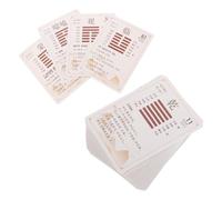 HONITANO 64 Piezas Cartas I Ching Hexagramas Completo para Adivinación y Meditación Diseño Detallado para Principiantes y Expertos Herramienta Antigua para Sabiduría y Autoconocimiento