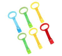 HONITANO 6piezas Anillos de Tiro Anillas para Cuna Herramientas para Ayudar Caminar Bebés Anilla para Colgar Bebés para Guardería y Aprendizaje Caminar Varios estilos