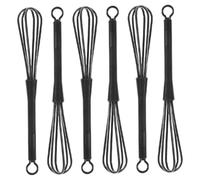 HONITANO 6piezas Batidor Manual Para Mezclar Tintes De Cabello y Comida Para Salones y Cocina Utensilio Esencial De Belleza y Cocina