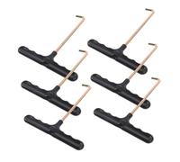 HONITANO 6piezas Set De Herramientas Para Patinaje Sobre Hielo Extractor De Cordones De Acero Inoxidable y Ajustador De Cintas Accesorios Esenciales Para Patines De Figuras y Hockey