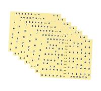 HONITANO 7piezas Pegatinas De Escalas De Guitarra Calcomanía Para Diapasón De Guitarra Pegatina Para Diapasón De Para Principiantes De Notas Musicales Para Aprendizaje De