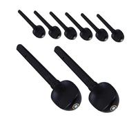 HONITANO 8 Piezas Ebony Violin Tuning Pegs Wooden String Adjustment Pegs For Professional Violinists Wear-resistant Replacement Parts With Easy Installation
