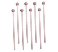 HONITANO 8piezas Baquetas De Madera Para Percusión Herramientas Musicales Para Mejora Del Ritmo Coordinación Educativo De Madera Natural