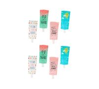 HONITANO 8piezas Bolsas De Viaje Reutilizables Para Cosméticos Contenedores De Loción y Champú Squeezables Para Viajes y Uso Diario