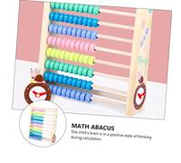 HONITANO Abaco de Madera Educativo Multifuncional con Pizarra para Herramienta de Aprendizaje Matemático y Desarrollo Cognitivo Incluye de Dibujo y Marco para Preescolar